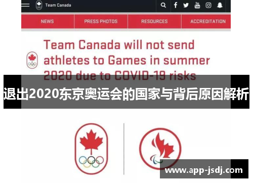 退出2020东京奥运会的国家与背后原因解析